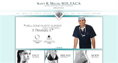 Desktop Screenshot of millercosmeticsurgery.com